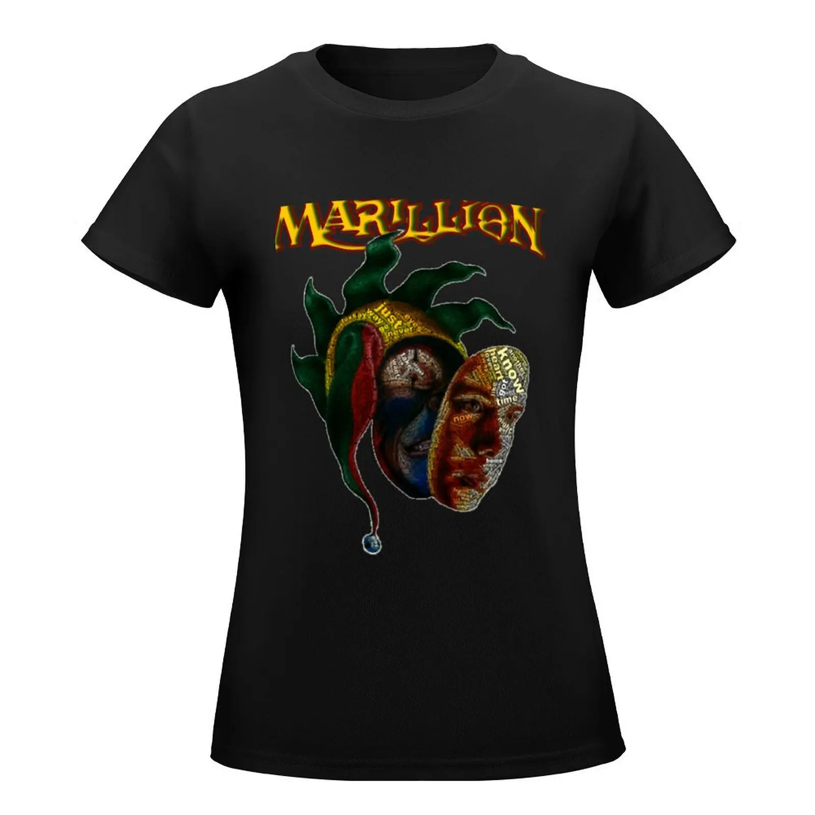 Трендовая футболка Marillion с изображением квадратных героев подарки для любителей