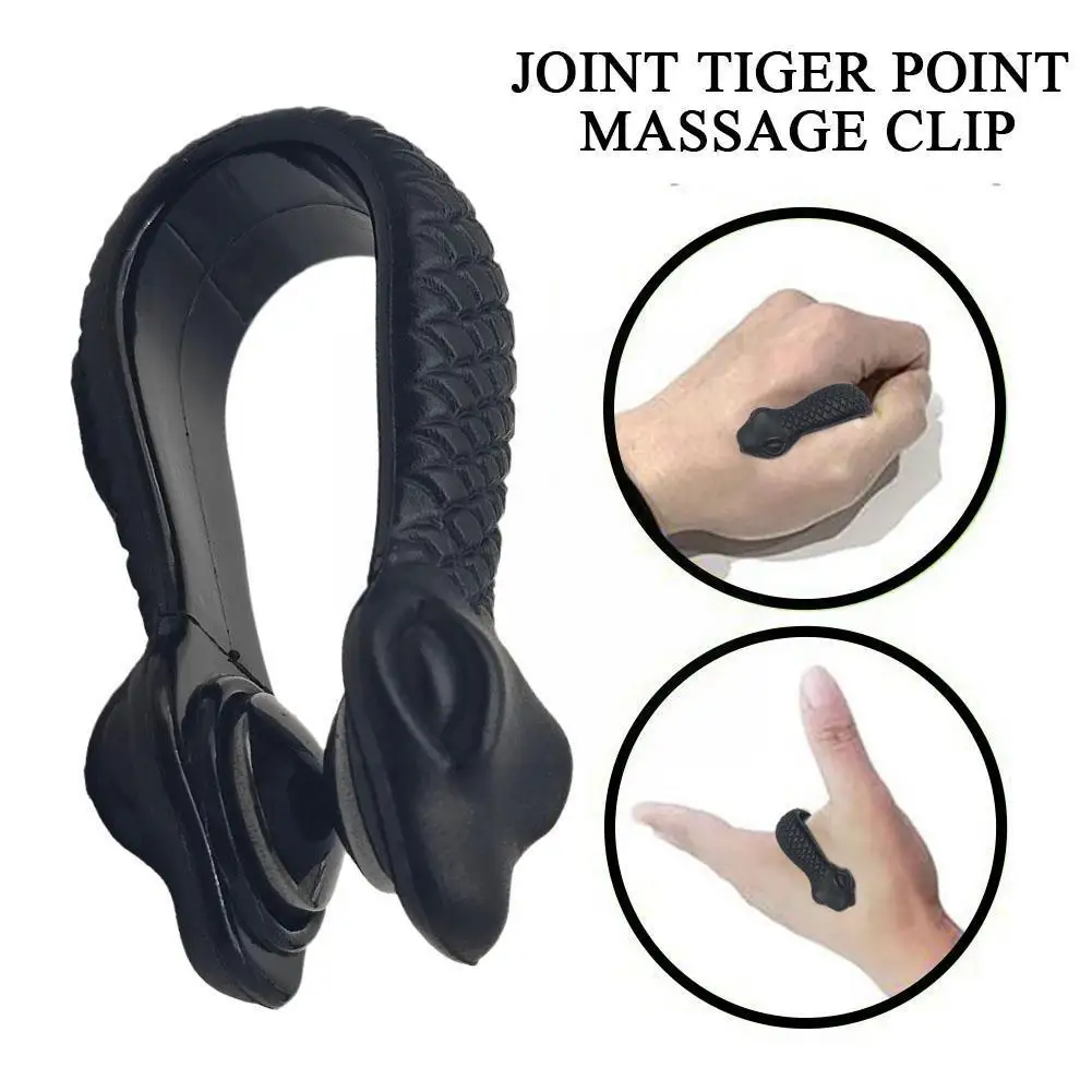 

Finger Joint Tiger Point Massage Clip Acupressure Clip Hand Meridian Massager for Headache Migraine Relief Stress Anxiety C L5Y2