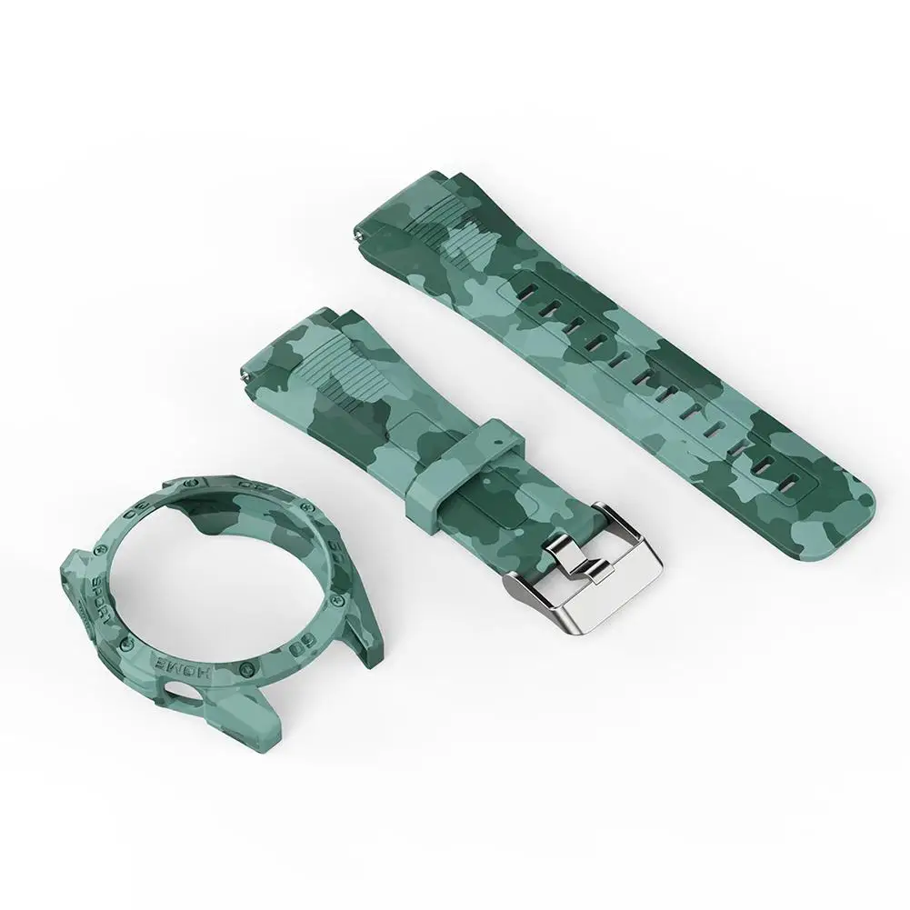 

1 set Silicone Watch Strap Case Bracelet Protector Cover Band Compatible For Huawei Gt3 46mm Smartwatch Accessories dropshipping