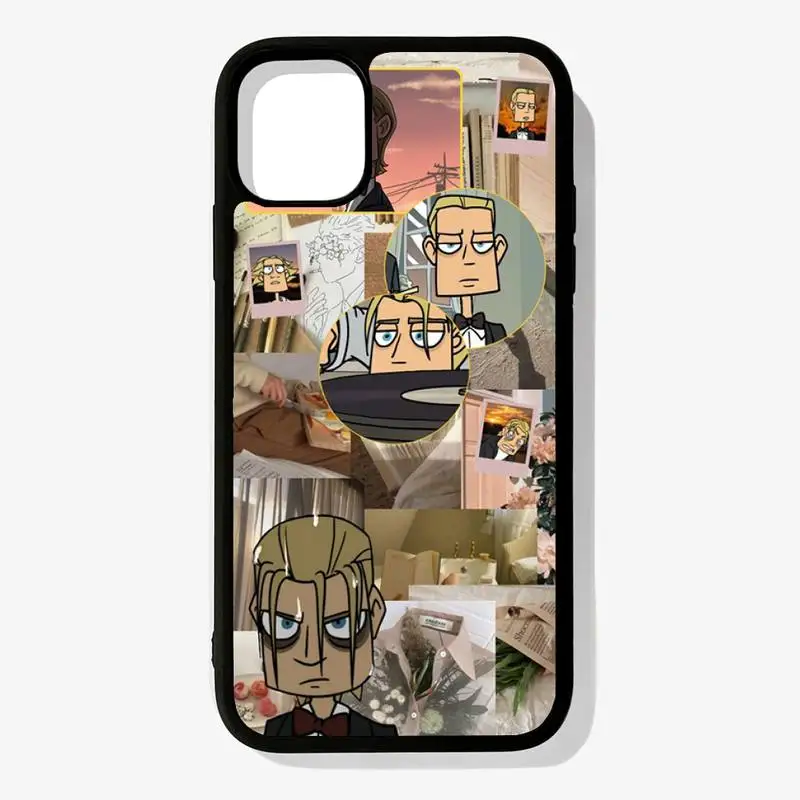 cartoon metal family Phone Case Silicone PC+TPU Case for iPhone 11 12 13 Pro Max 8 7 6 Plus X SE XR Hard Fundas