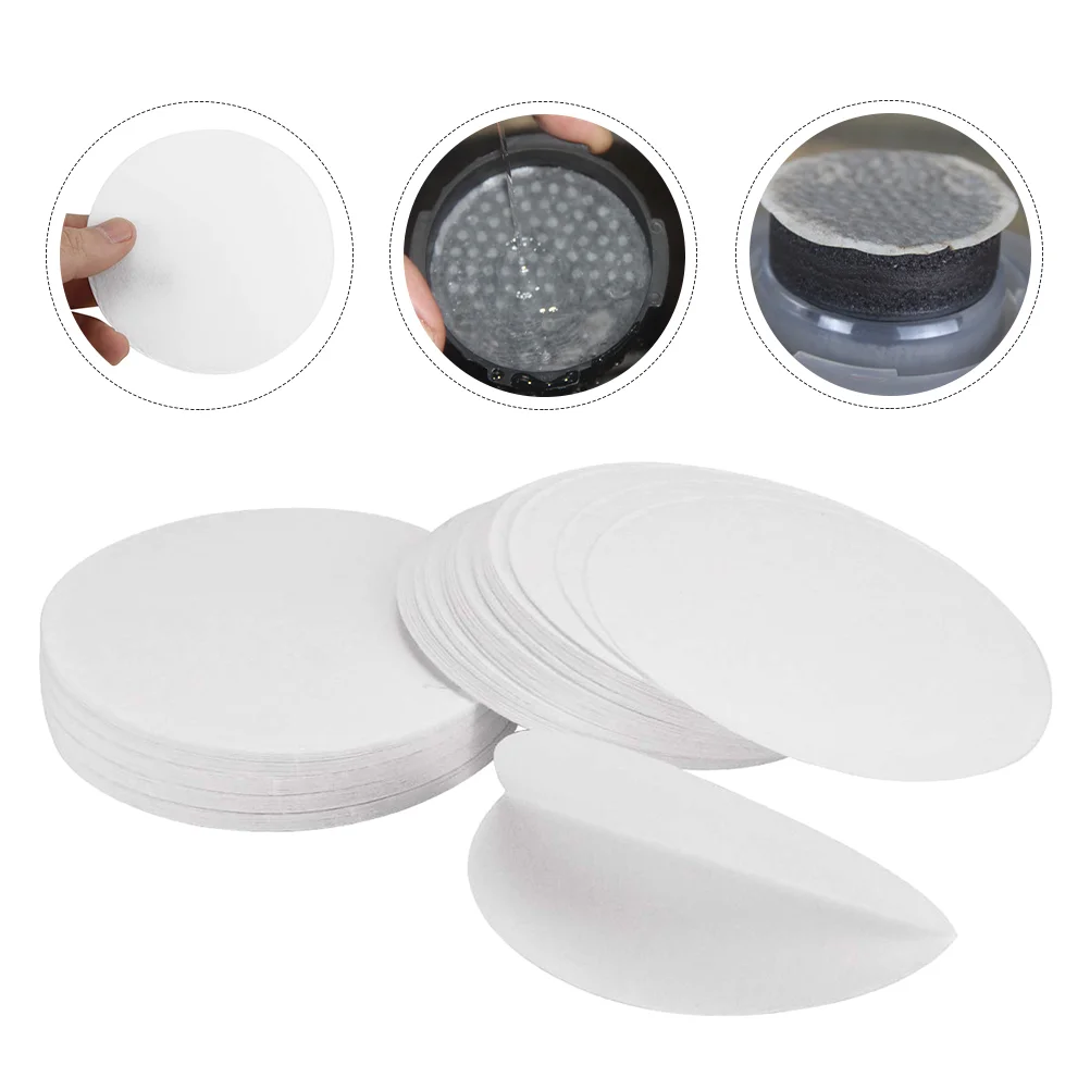 

100 Sheets Qualitative Filter Paper Synthetic Discs Mushroom Cultivation Labs Round Oil Test Laboratory Strip