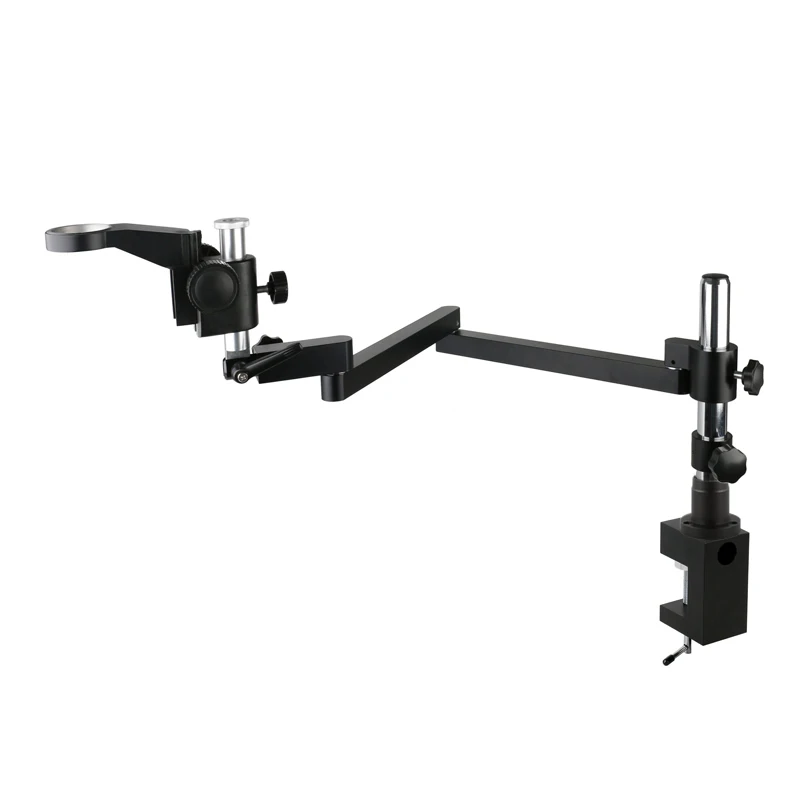 

Extension Type Adjustable Direction Articulating Clamp Holder Bracket Arm 50mm 76mm Focusing Stereo Trinocular Microscopio Stand