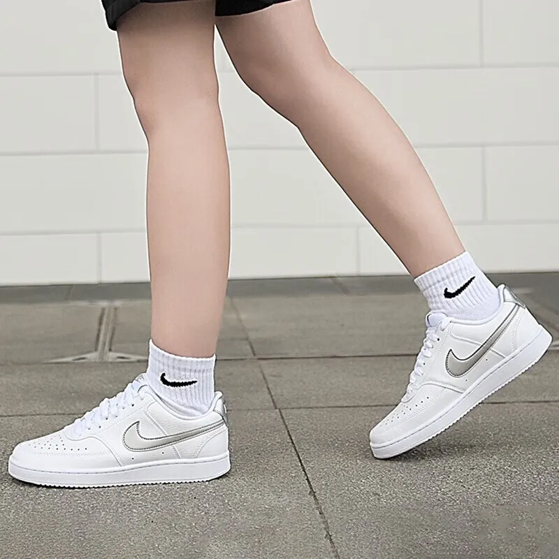 Женская спортивная обувь NIKE COURT VISION LOW модная износостойкая дышащая удобная