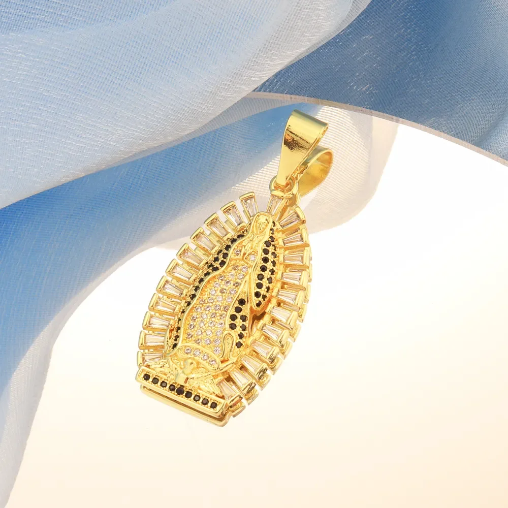 Роскошное ламинированное ожерелье Joyeria De Oro с фианитами и бриллиантами