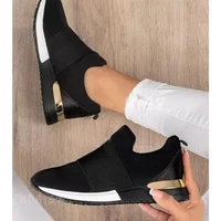 breathable mesh wedge sneakers woman size 43 fashion casual sports shoes platform light flat vulcanize shoes zapatillas mujer