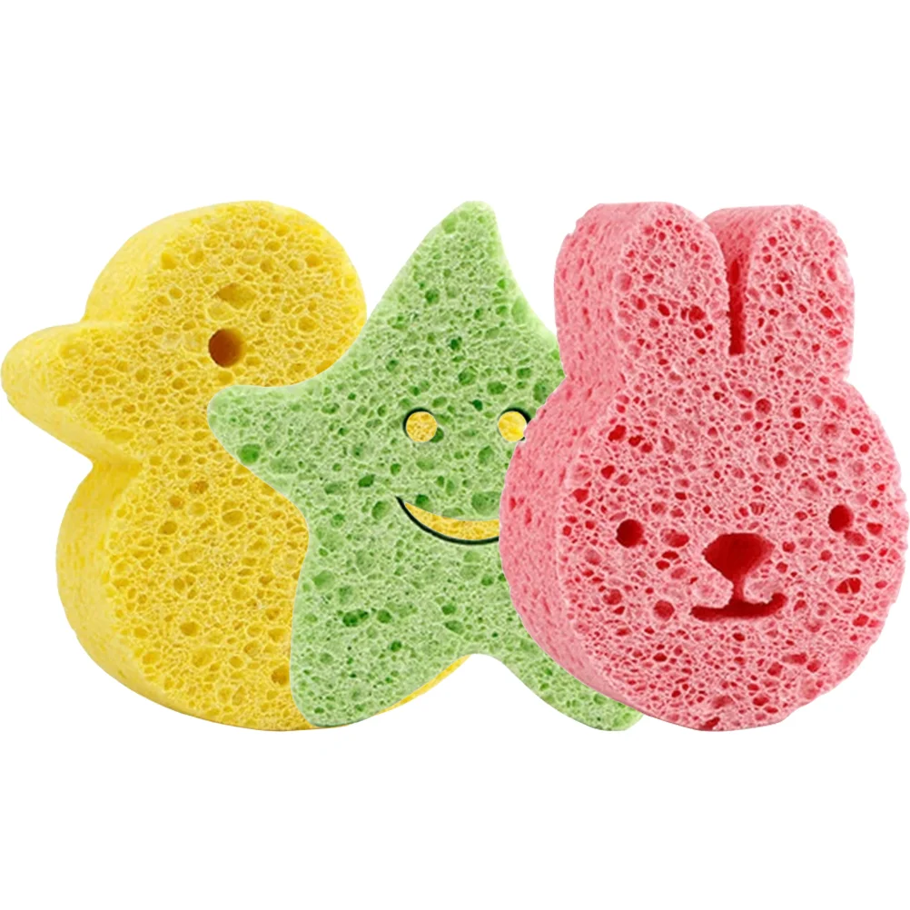 

Children's Bath Sponge Baby Bathing Cute Shower Tools Bulk Newborn Small Sponges Accessories