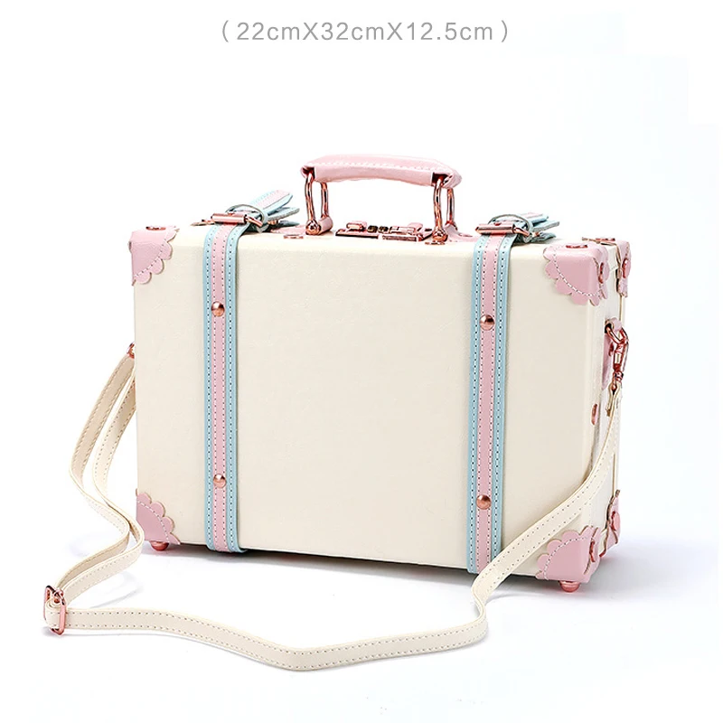 New Fashion Floral PU Travel Bag Rolling Luggage sets,13