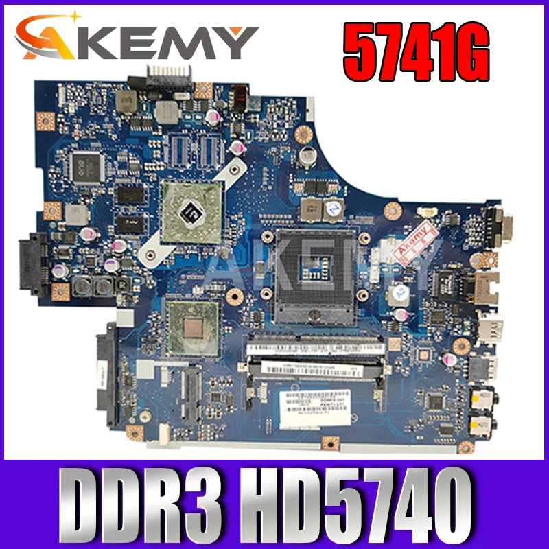

Материнская плата Akemy для ноутбука Acer aspire 5741 5741G, MBWJR02001, Новая деталь, HM55 DDR3 HD5740