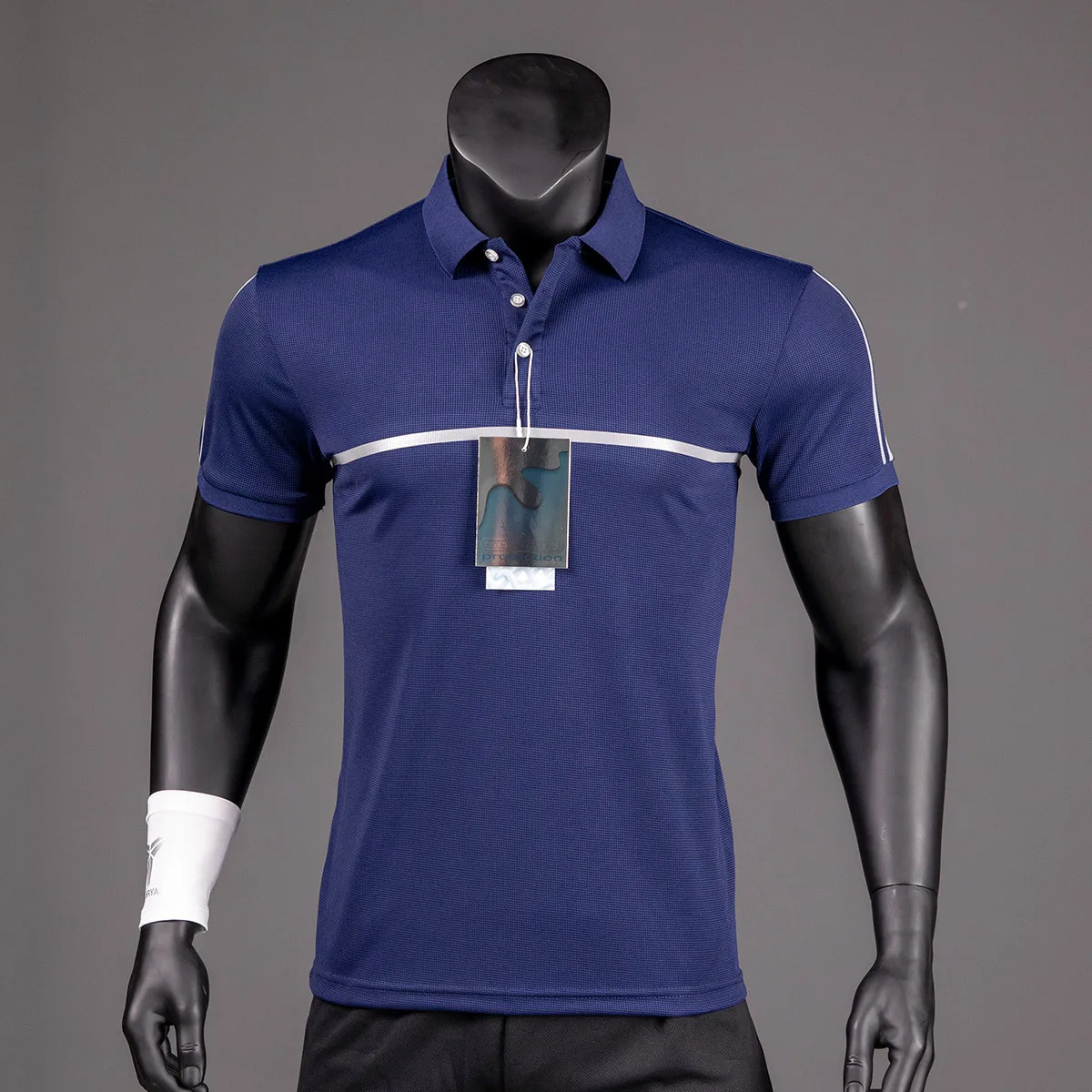 Men's Golf Shirt Luxury Functional Business Casual Polo Shirt Quick-drying Lightweight Lapel Short Sleeve T-shirt for Man Summer