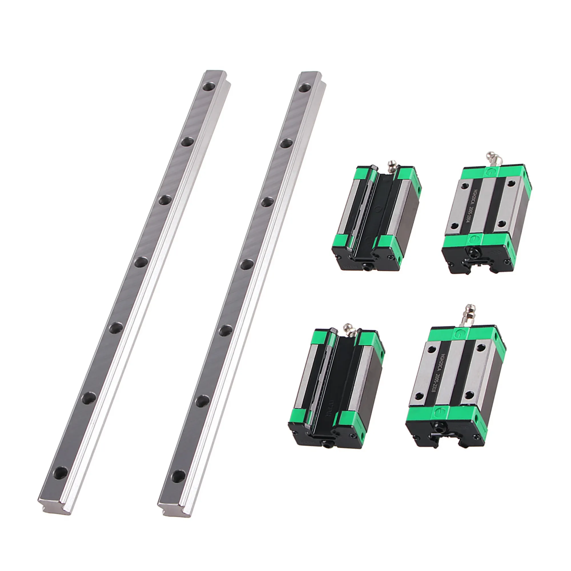 2 шт. HGR15 HGR20 квадратная линейная направляющая + 4 HGH15CA/HGW15CC/HGH20CA/HGW20CC подшипниковые