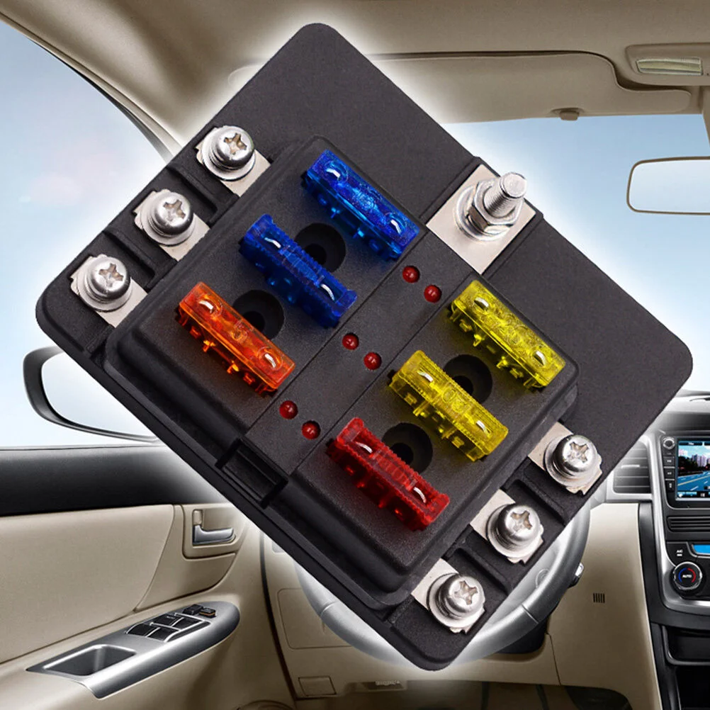 

Automotive Block Holder Screw Nut Terminal Fuse Box Holder for Vehicle Marine