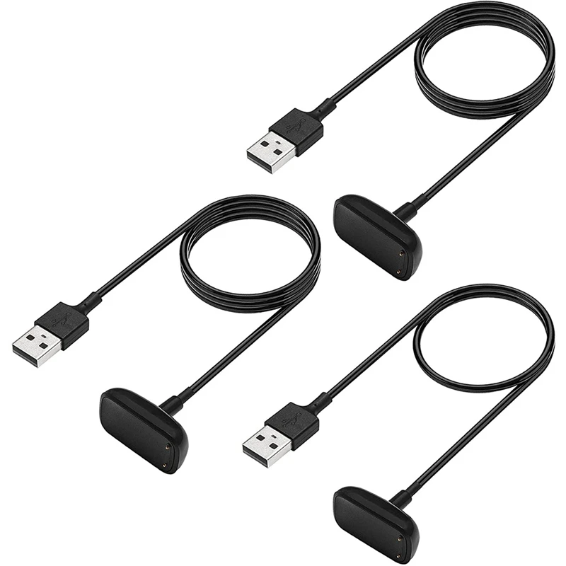 

3Pack Charger Cable For Fitbit Luxe,USB Charging Replacement Cord For Fitbit Luxe/Fitbit Charger 5(3.3 Ft/3.3 Ft/1.6 Ft)