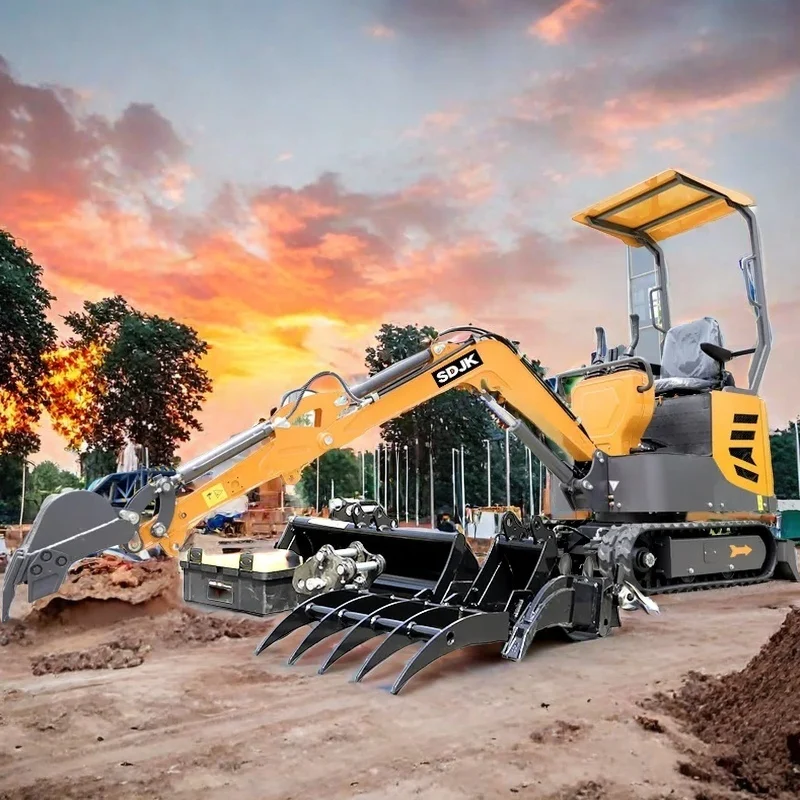 Бесплатная доставка Мини-маленькие экскаваторы оптом MiniBagger Компактный