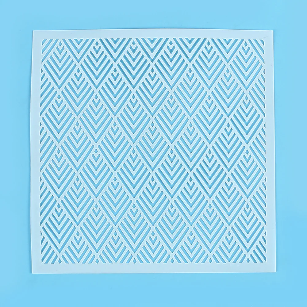 

13*13 креативные геометрические ПВХ-трафареты для «сделай сам» Скрапбукинг/фотоальбом декоративное тиснение «сделай сам» бумажные открытки ремесла