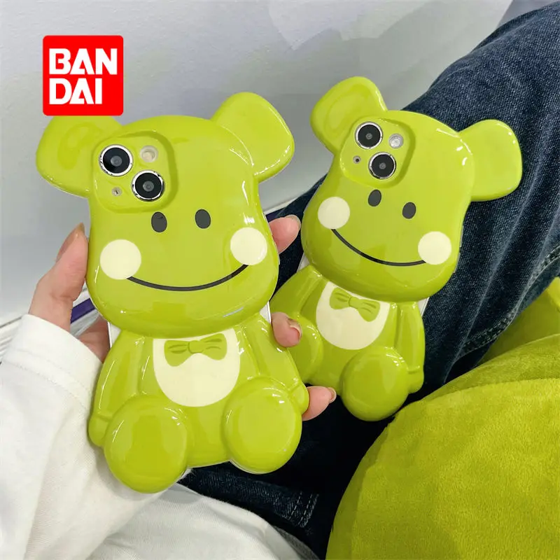 

Bandai Disney Trend 3D Phone Case for IPhone 13 13Pro 12 12Pro 11 Pro Max X XS XR Plus Kawaii Cartoon Cover Luxury Fundas Shell