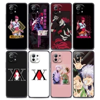 anime x hunter hisoka phone case for xiaomi mi 11i 11 11x 11t poco x3 nfc m3 pro f3 gt m4 soft silicone