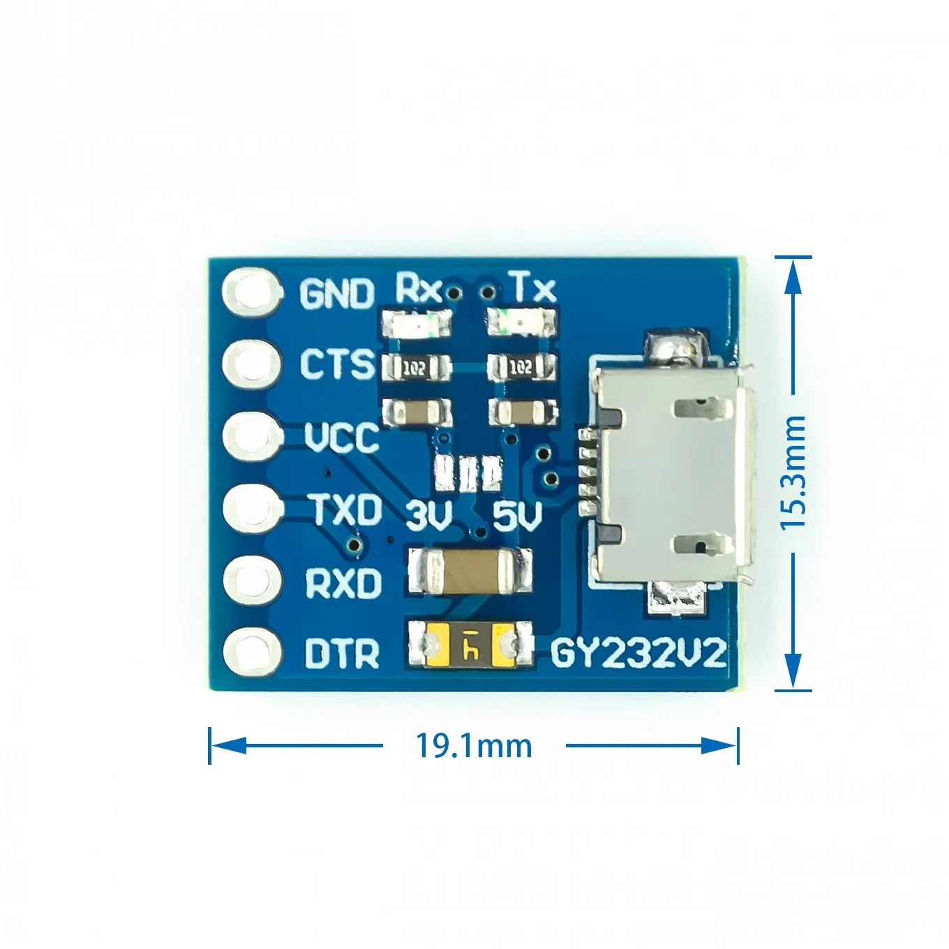 Модуль связи с USB на TTL FT232RL флэш-плата GY232V2 MICRO