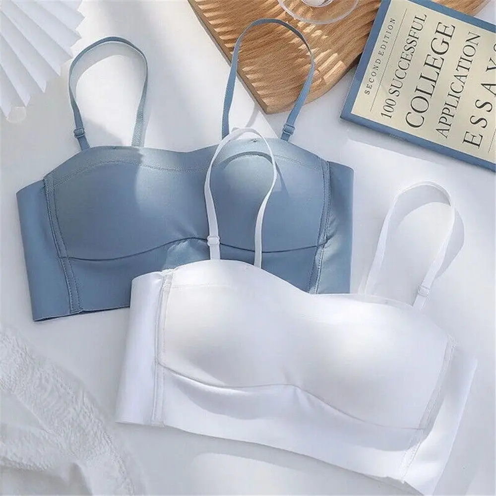 

Высокоэластичный Женский мягкий невидимый бюстгальтер пуш-ап, бюстгальтер без бретелек, нижнее белье, удобное женское Спортивное нижнее белье, дышащий бюстгальтер