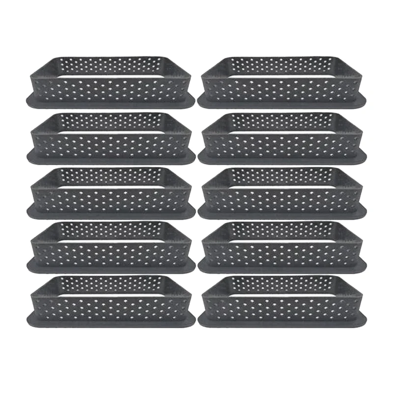 

10 шт., антипригарная термостойкая перфорированная форма для выпечки