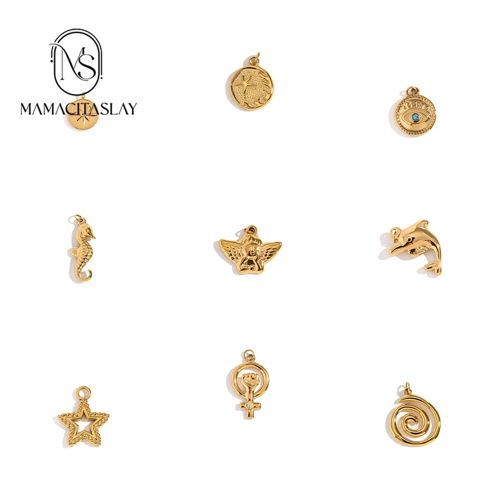 Стильные очаровательные ювелирные изделия MamacitaSlay из нержавеющей стали с милым