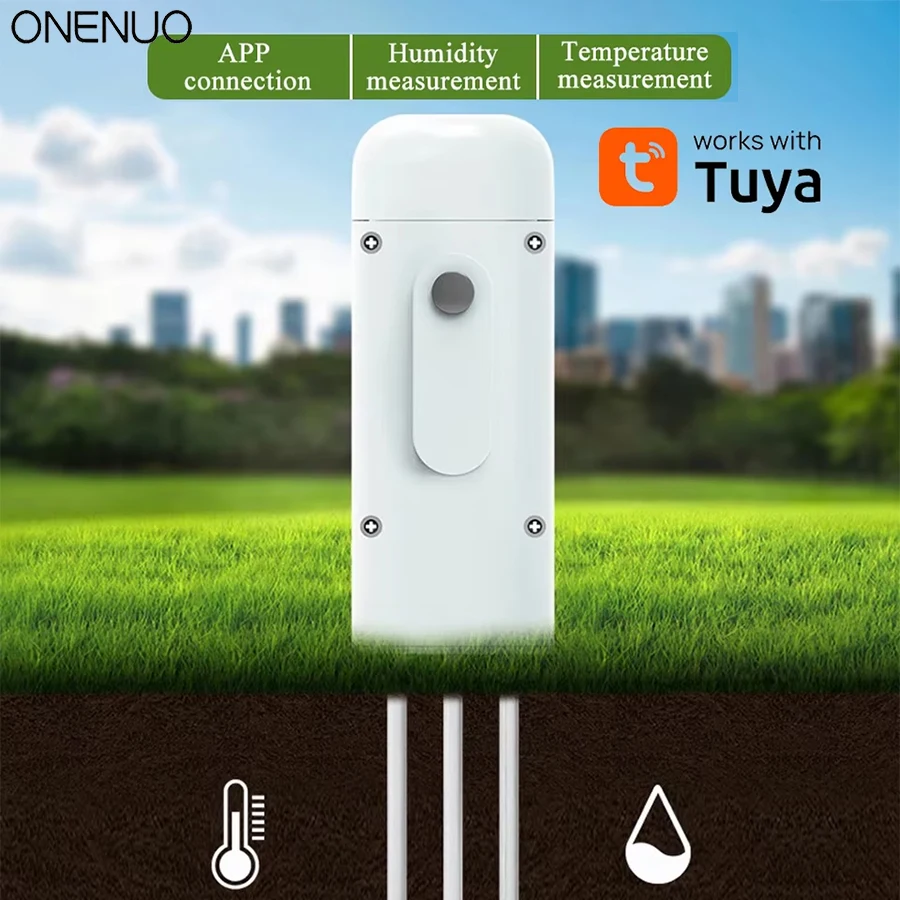 

ONENUO TH10Z датчик влажности и температуры почвы Zigbee