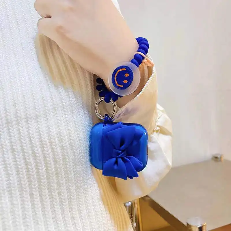 

Klein Blue Bowknot Bracelet 2021 AirPods 3 Case Apple AirPods 2 Case Cover AirPods Pro Case IPhone Earphone Accessories