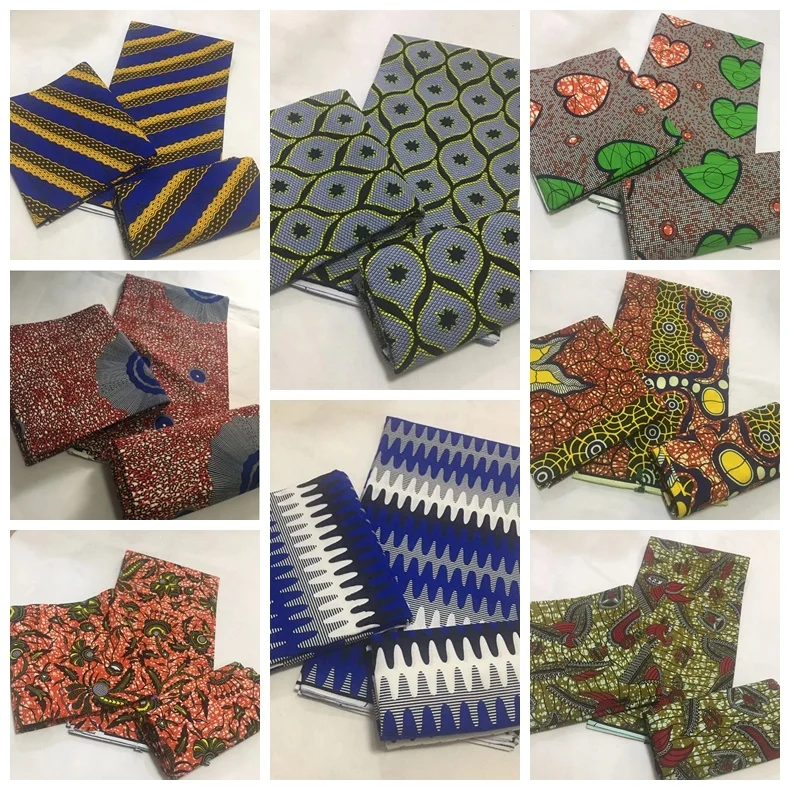 

100% cotton new original wax fabric african print fabric tissue wax fabric 2022 wholesale african wax ankara material 6yard