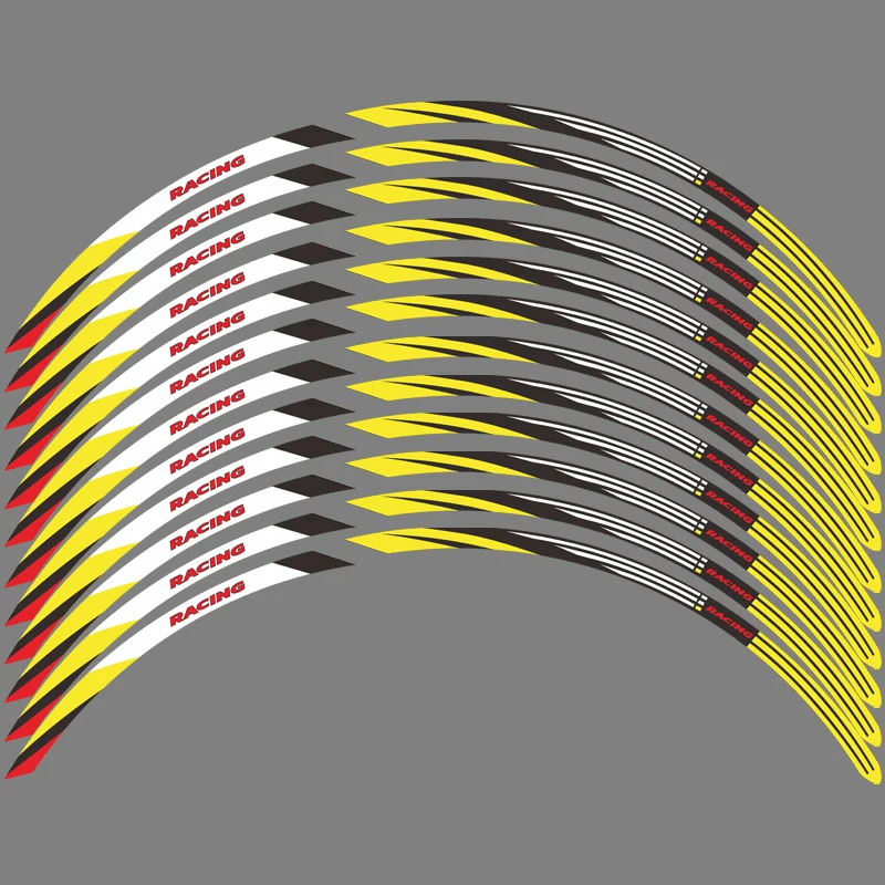 Наклейка на колесо мотоцикла, водонепроницаемые наклейки на обод, полоска 14/13 дюйма для Yamaha Majesty 400, аксессуары 2004-2016