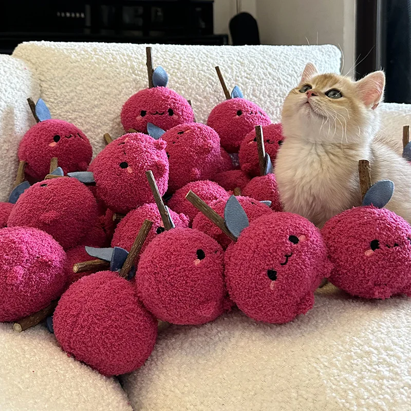 

Cute cat bites grinding stick cat toy Polygonum multiflorum stalk teasing cat stick pet toy pet supplies