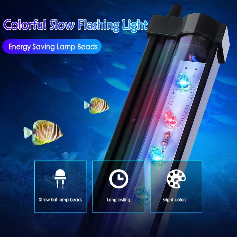 

Aquarium LED Bar Light Waterproof Underwater Fish Tank Light 15/25.5/35.5CM Fish Tank Submersible Lamp Aquariums Lighting US EU