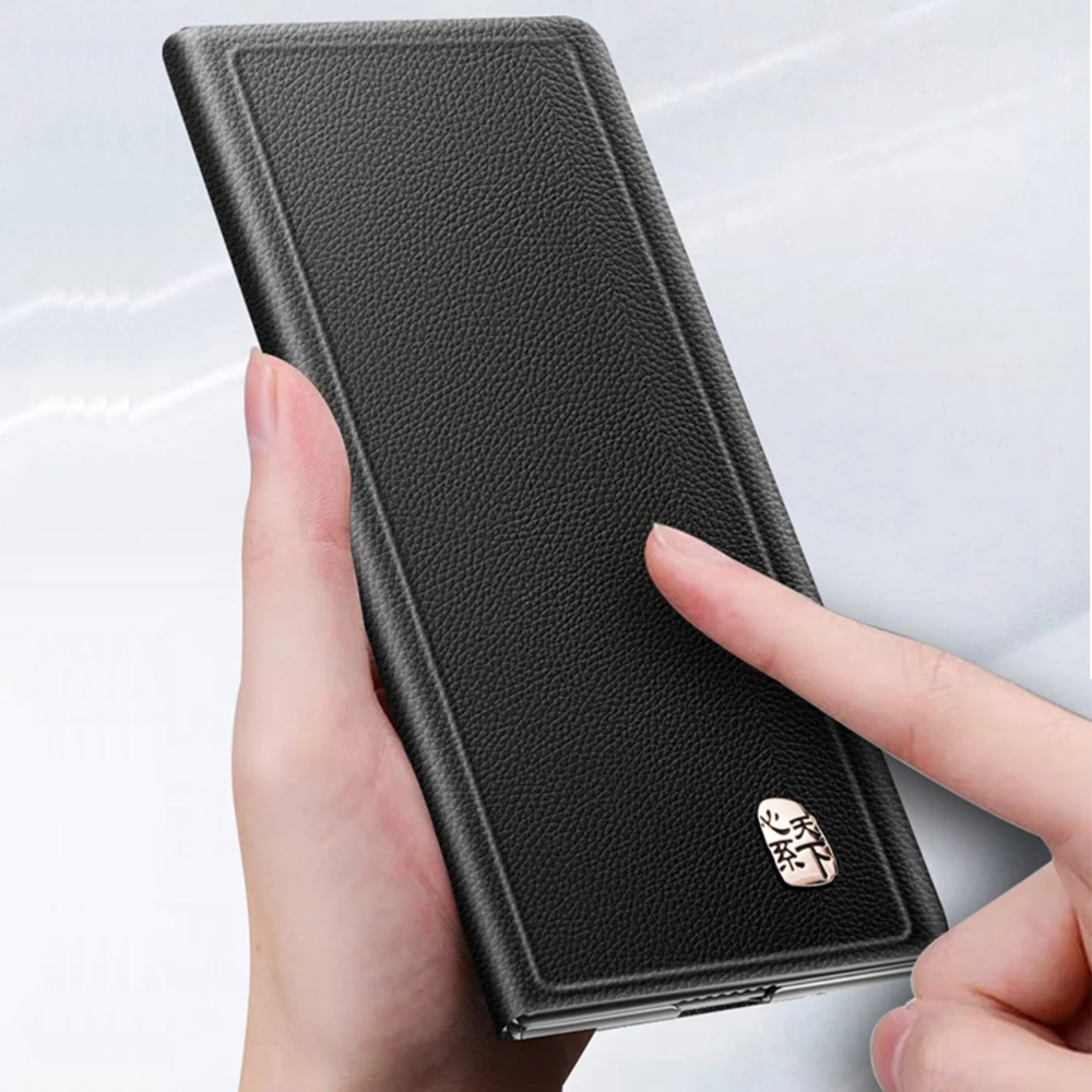 

Чехол-книжка из натуральной кожи для Samsung Galaxy Z Fold 3/Z Fold 4