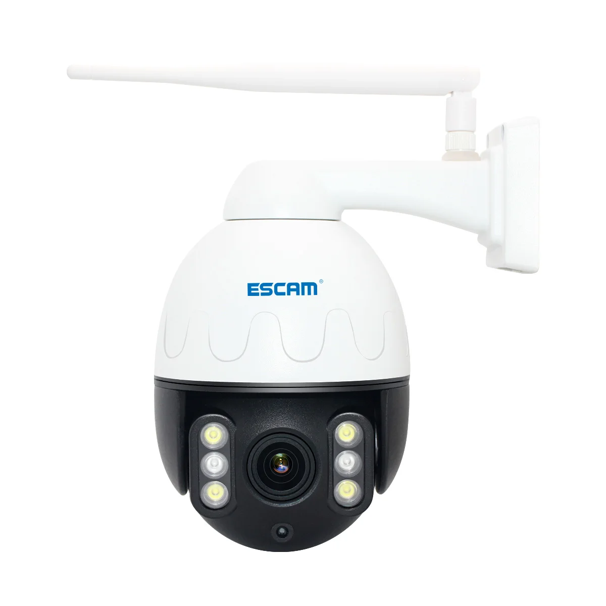 

ESCAM Q5068 H.265 5MP Pan/Tilt/4X Zoom WiFi Waterproof IP Camera Support ONVIF Two Way Talk Night Vision with metal shell