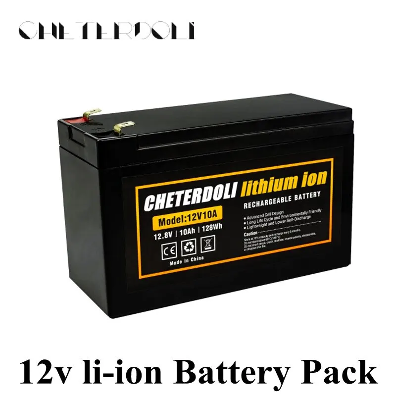 

New Sprayer 12V 50Ah Built-in High Current 30A BMS Lithium Battery Pack for Solar Energy Storage Battery with 12.6V Charger