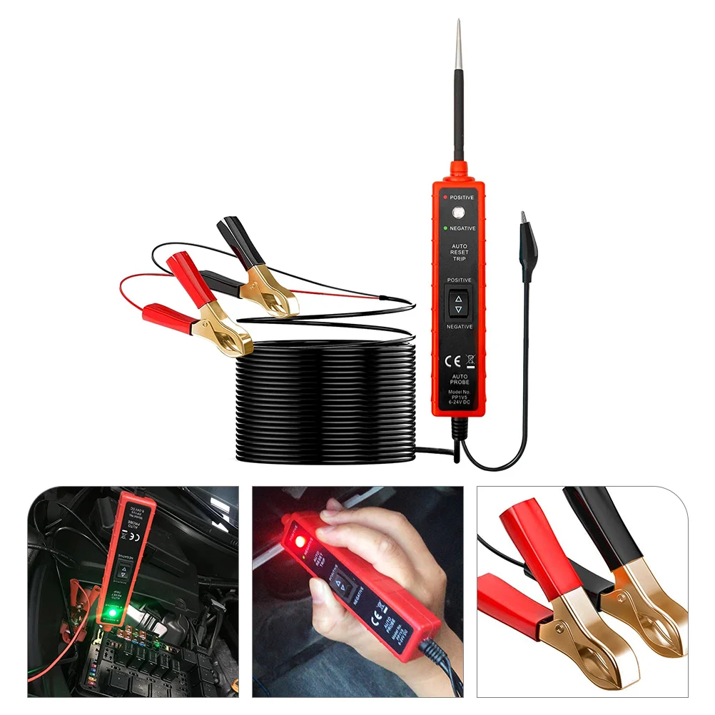 

Circuit Finder Short Circuit Tester Overload Protection Repair Tool Car Diagnostic Electrical Wire Tracer Fuse Tester