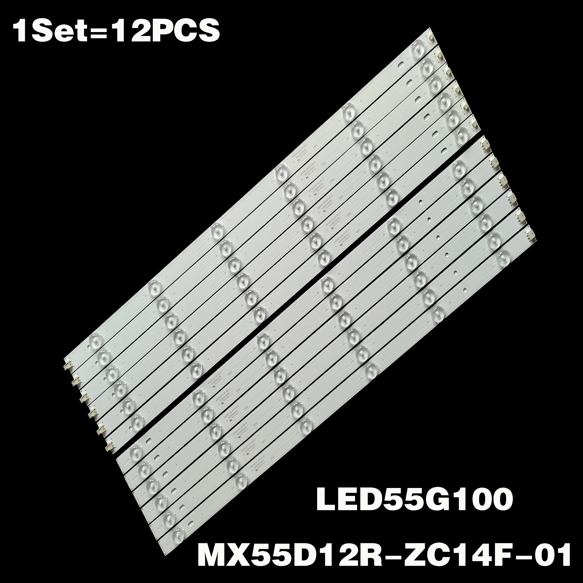 Светодиодная лента для подсветки 12 ламп для Dexp F55D8000K Konka светодиодный 55G10 светодиодный 55G300 MX55D12R-ZC21FG-01 303MX550036