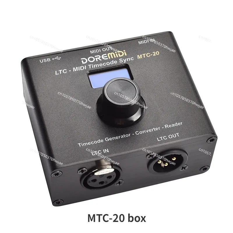 SMPTE LTC a MIDI MTC USB Audio MIDI닥 luz Show MTC-20