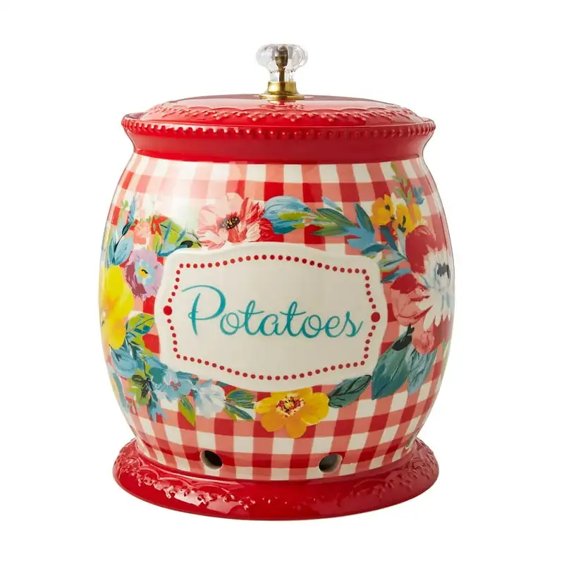 

Romance 8.5-inch Ceramic Potato Keeper with Lid