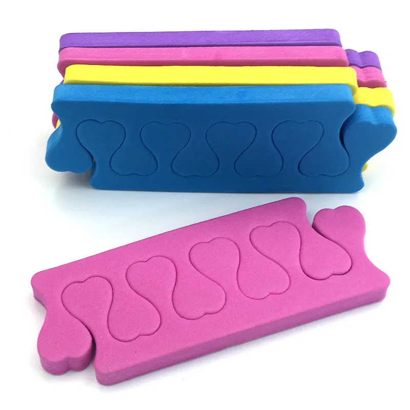 

Hot Sale Nail Art Toes Separators Soft Sponge Fingers Foots Beauty Tools Dividers Polish Manicure Pedicure Professional
