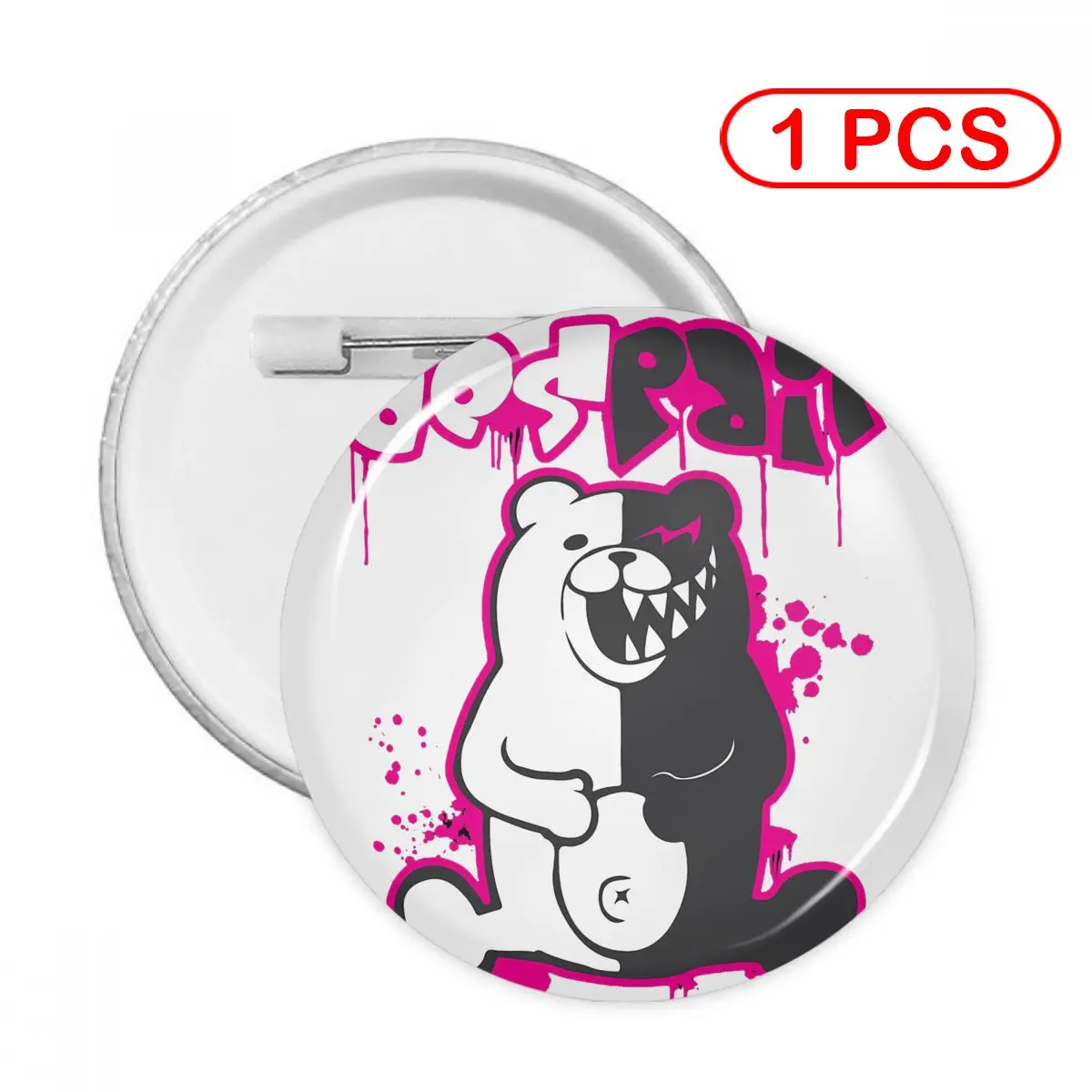 

Danganronpa V3 Ultra Monokuma - Despair Pins Creative Brooch Jewelry Decor Metal Pin Badge Girl Child Broche Button Clothes Gift