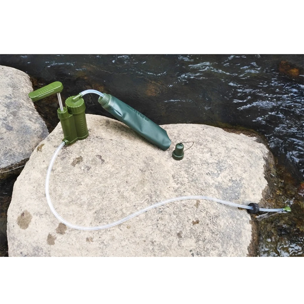 

Water Filter Portable Durable Tube Lightweight Purification Tools Outlet Anti Corrosion Shell Sporting Goods Outdoor Camping