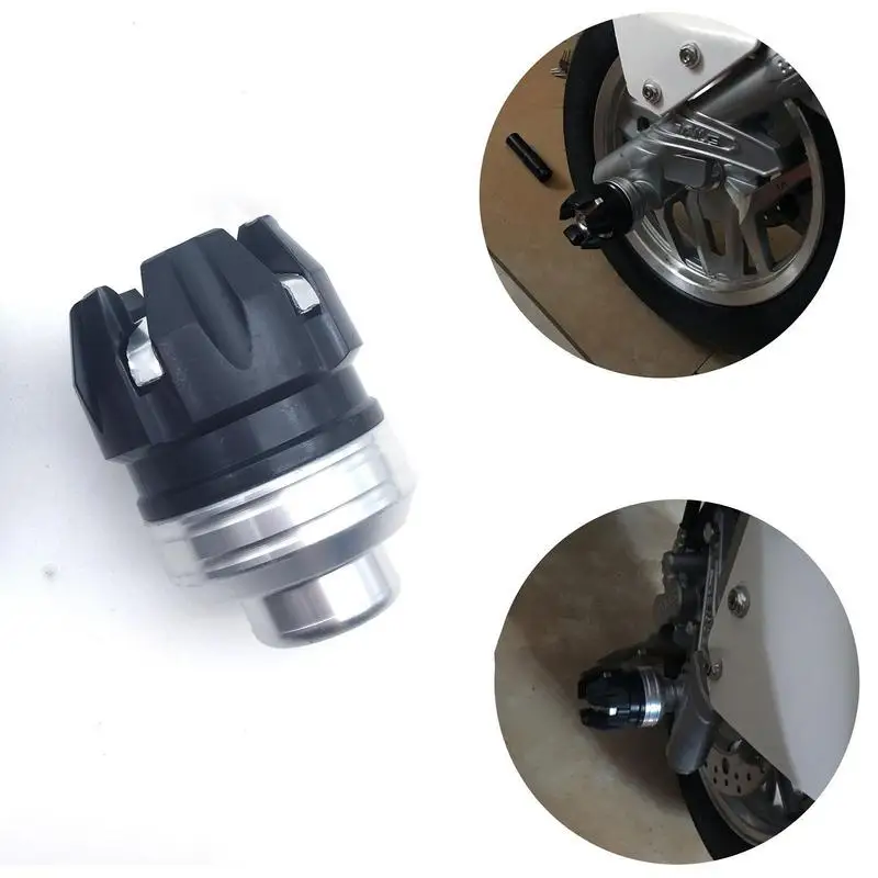 

Motorcycle Front Fork Cup 2Pcs Wheel Crash Protector For Motorcycle Economical Protection Tool Wheel Protective Pads for bikes