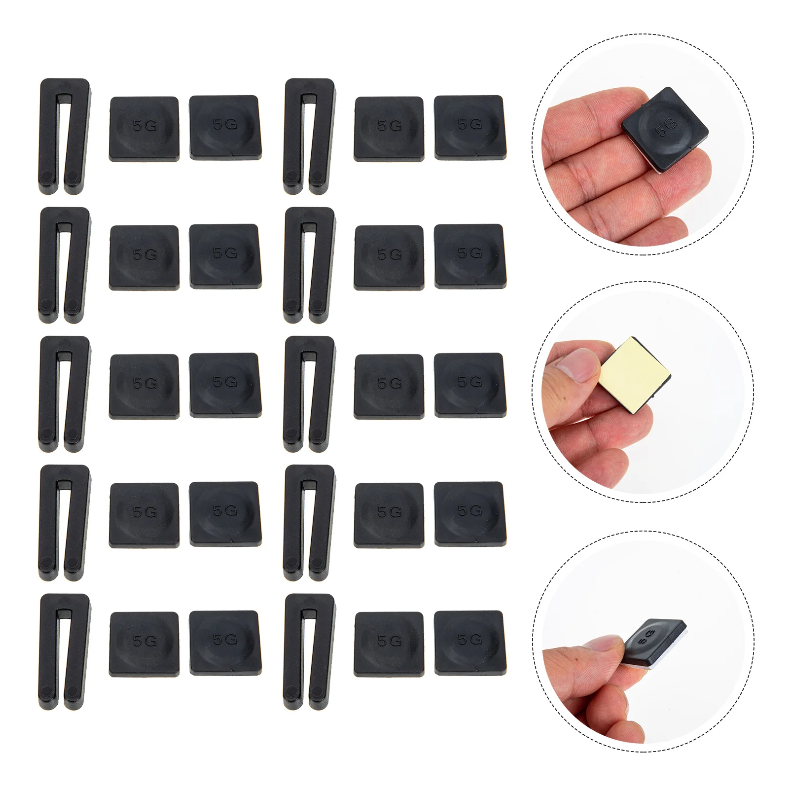 

10 Sets Grow Tent Fan Fan Balancing Accessories Tent Balance Clip Ceiling 5GM Weight Self-adhesive Weights