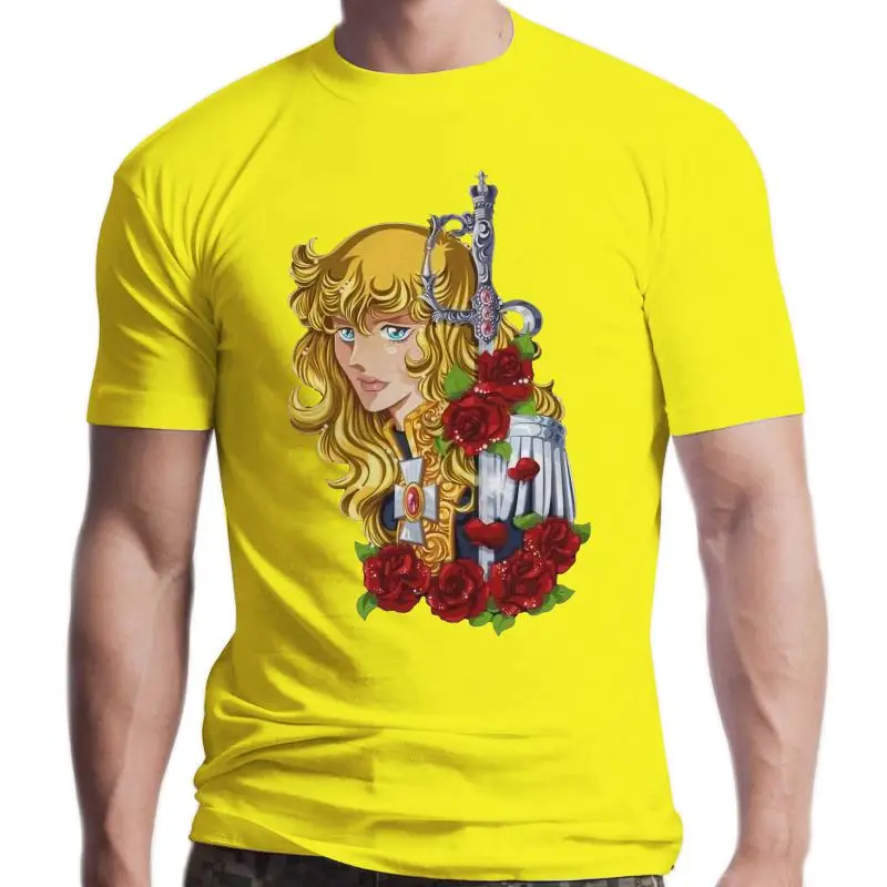 

New Men tshirt Short sleeve Rose Of Versailles O neck Women t-shirt