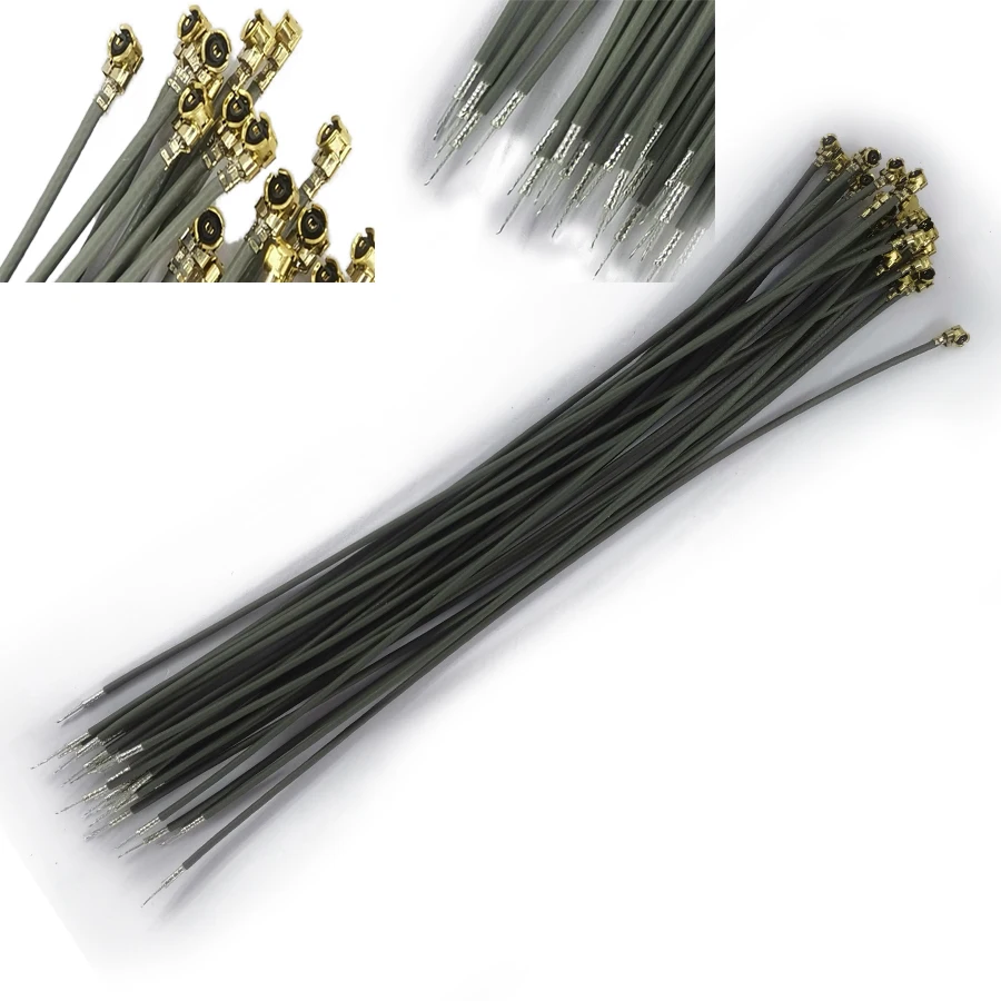 100 шт./лот U.FL женский RF удлинитель косичка кабель с одной головкой адаптер разъем сварочного типа 1,13 15 см