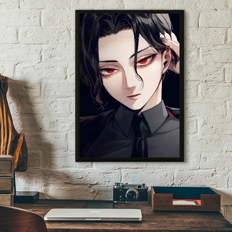 Demon Slayer аниме Muzan Sama плакат самоклеящаяся художественная водостойкая бумажная