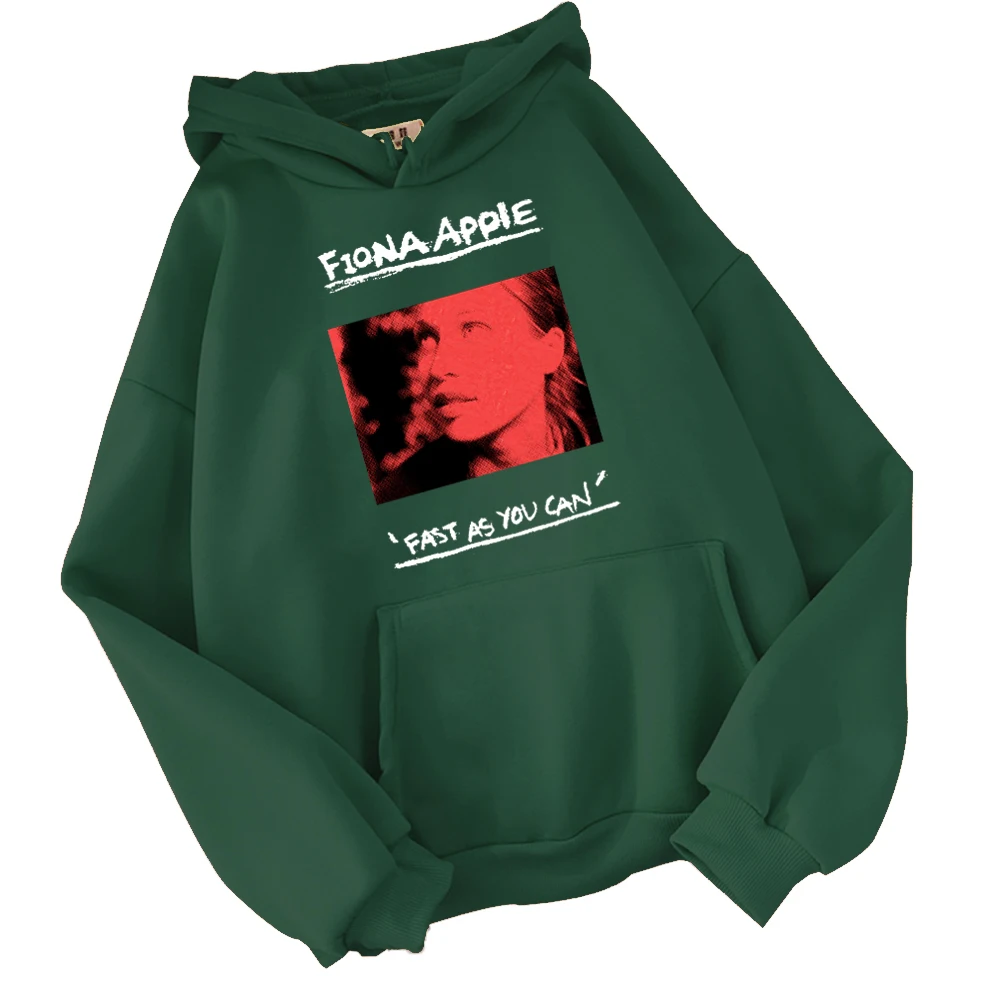 Толстовка Fiona Apple с капюшоном модные повседневные толстовки длинным рукавом в