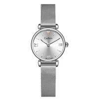 18k luxury trend ladies quartz watch 30m waterproof watch three needle watch steel band watch