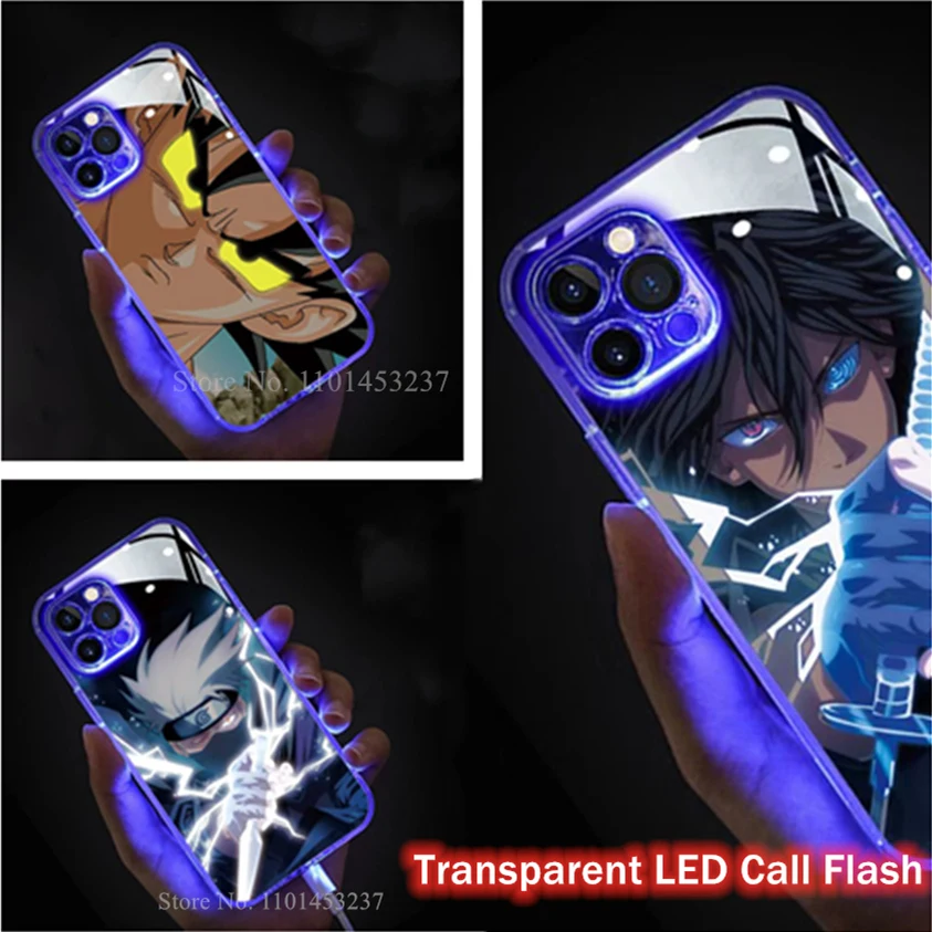 

Прозрачный чехол для телефона из ТПУ со светодиодной подсветкой для iPhone 13, 12 Pro Max, музыкальный светящийся чехол для iPhone 11 Pro Max, прозрачная зад...
