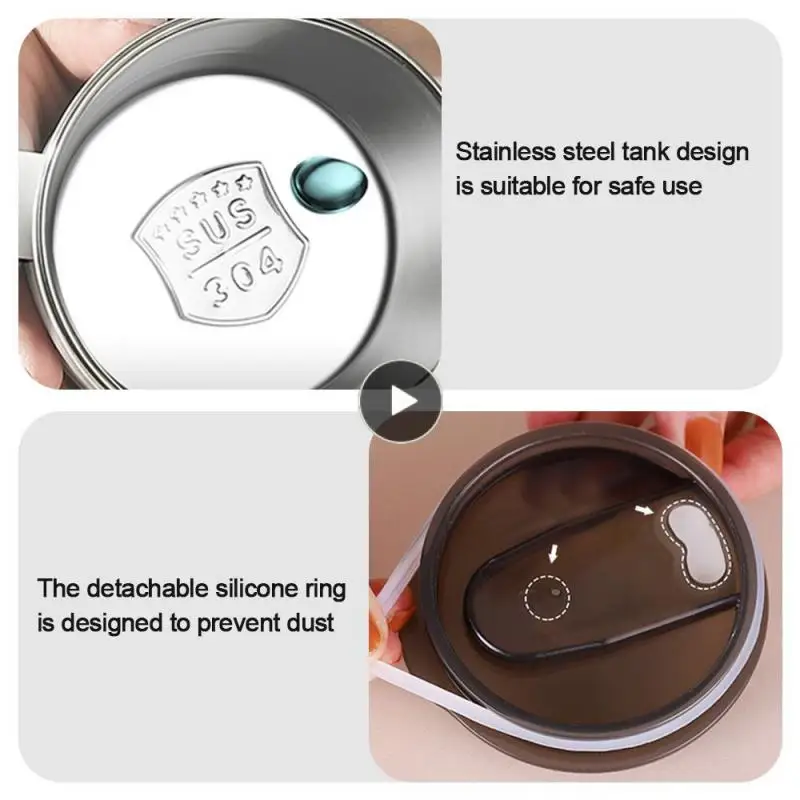 

Food Grade Silicone Sealing Rin Simple Office Mug Water Bottle With High Beauty Wide-mouth Design Durable Thermal Mug Drinkware