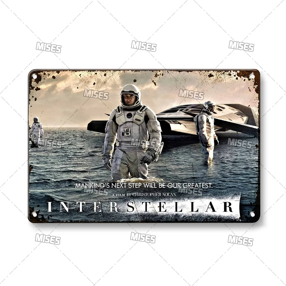 Металлическая табличка MISES Человек-пещера